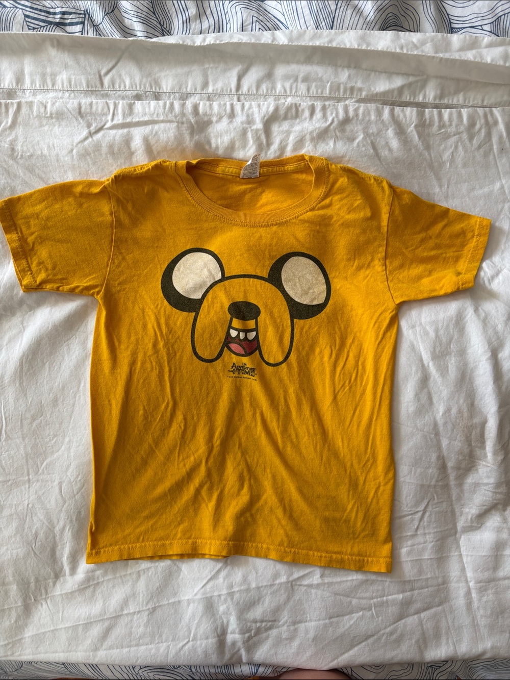 Yellow Kids T-Shirt with Jake from Adventure Time